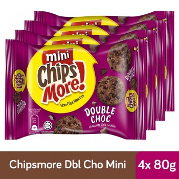 Chipsmore Double Chocolate Cookies (80g x 4)