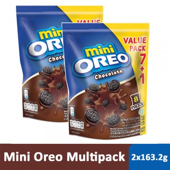 Mini Oreo Chocolate Multipack (163.2g x 2)
