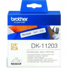 Brother DK11203 File Folder Label - 17mm x 87mm
