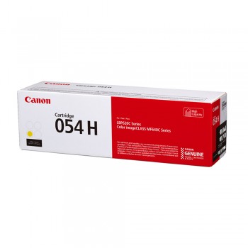 Canon 054H Yellow Toner Cartridge 2.3k