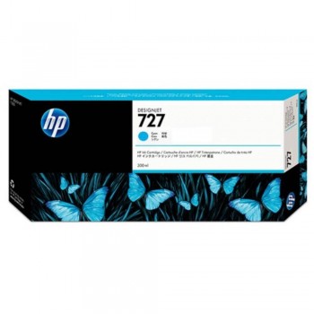 HP 727 300-ml Cyan DesignJet Ink Cartridge (F9J76A)