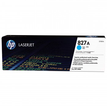HP 827A Cyan LaserJet Toner Cartridge (CF301A)