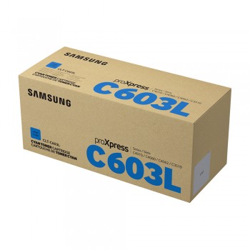 Samsung CLT-C603L High Yield Cyan Toner Cartridge - 10k