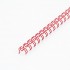 Double Wire Bind 3:1 A4 - 5/8"(16mm) X 34 Loops, 50 pcs/box, Red