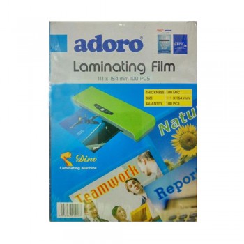 111x154mm LAMINATING FILM (100 PCS)   