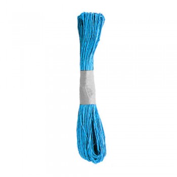 Colorful Paper Rope 25meters - Light Blue