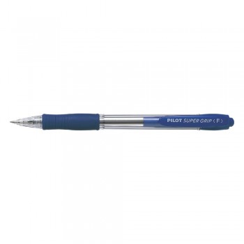 Pilot BPGP-10R Fine Super Grip Ball Pen 0.7mm - Blue