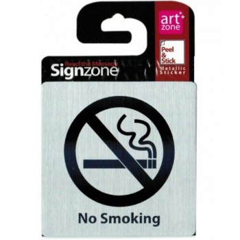 Signzone P&S Metallic-9595 No Smoking (Item No: R01-01 NOSMOKIN)