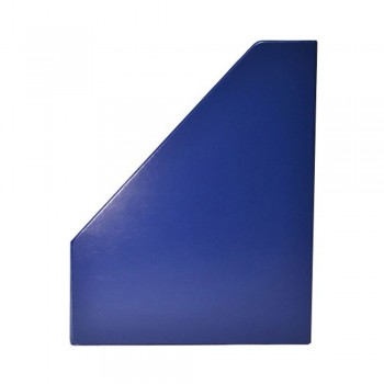 4" PVC Magazine Box File - Dark Blue