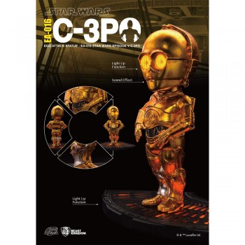 EA-016 Star Wars Episode V C-3PO Egg Attack Statue