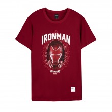 Avengers: Endgame Series Iron Flame Tee (Red, Size XXL)