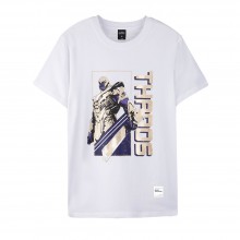 Avengers: Endgame Series Thanos Tee (White, Size XXL)