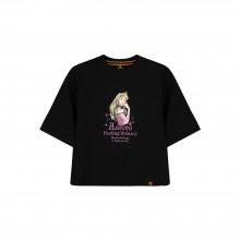 Disney Princess Series: Sleeping Beauty Women Tee (Black, Size S)