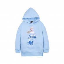 Frozen 2 Series: Elsa Kids Hoodie (Blue, Size 130)