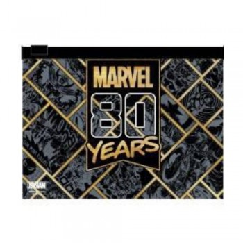Beast-Kingdom Marvel 80th Year Limited Edition Zipper Bag (Black and Gold)