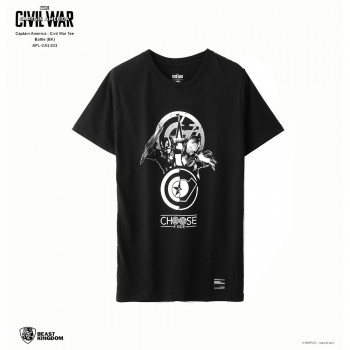 Marvel Captain America: Civil War Tee Battle - Black, Size M (APL-CA3-023)