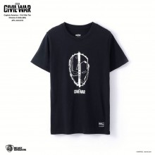 Marvel Captain America: Civil War Tee Choose A Side - Black, Size L (APL-CA3-016)