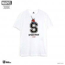 Marvel: Marvel Kawaii Tee Spider-Man Icon - White, Size S (APL-MK-TEE-011)