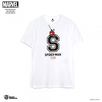Marvel: Marvel Kawaii Tee Spider-Man Icon - White, Size XS (APL-MK-TEE-011)
