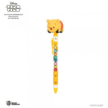 Disney: Tsum Tsum Pen With Pull - Back Car II Series Winnie The Pooh (STA-TUM-PEN-001)