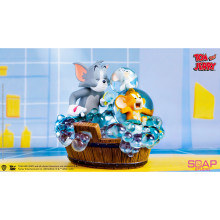 Soap Studio CA124 Tom and Jerry: Bath Time Figure Statue