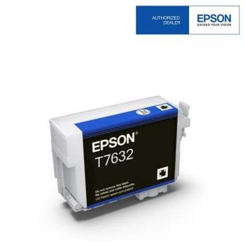 Epson T7632 Ink Cartridge - Cyan (Item No: EPS T763200)