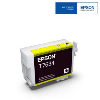 Epson T7634 Ink Cartridge - Yellow (Item No:EPS T763400)