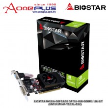 BIOSTAR NVIDIA GEFORCE GT730 4GB GDDR3 128-BIT PCI-E GRAPHIC CARD (VN7313TH41-TBBRL-BS2)