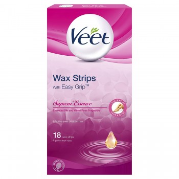 Veet Wax Strip Suprem Essence 18's