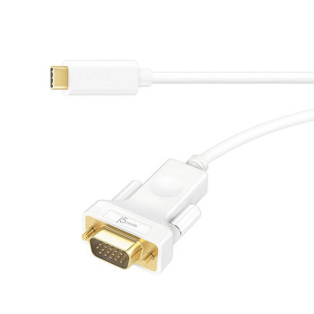 J5CREATE JCC111 1.8M USB TYPE-C TO VGA CABLE