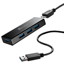 J5CREATE JUH340N 4-PORT USB3.0 MINI HUB W/O ADAPTER