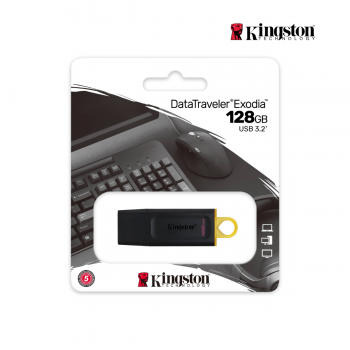 Kingston 128GB DataTraveler Exodia DTX USB 3.2 Flash Drive (DTX/128GB)