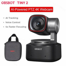 OBSBOT Tiny 2 AI-Powered PTZ 4K Webcam 